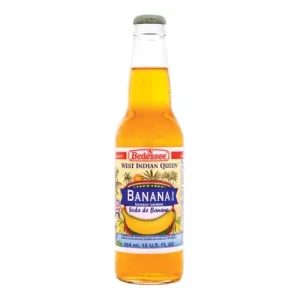 Bedessee West Indian Queen Banana Soda, 12 oz/354 mL