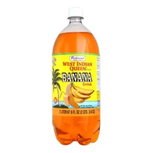 Bedessee West Indian Queen Banana Soda, 2 Lt.