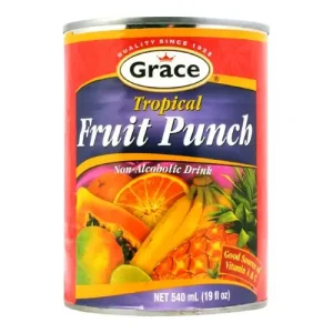 Grace Tropical Fruit Punch Drink, 19 oz/540 mL