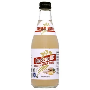 Ginseng Up Ginger Brew/Beer - Non-Alcoholic, 12 oz/355 mL