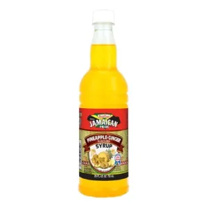 Jamaican Pride Pineapple Ginger Syrup, 26 oz/750 mL