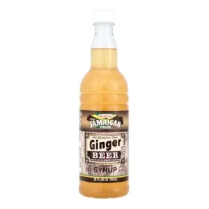 Jamaican Pride Ginger Beer Syrup - Non-Alcohlic, 26 oz/750 mL
