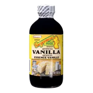 Guyanese Pride Vanilla Essence, 4 oz/118 mL