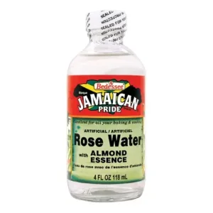 Jamaican Pride Rose Water Essence, 4 oz/118mL