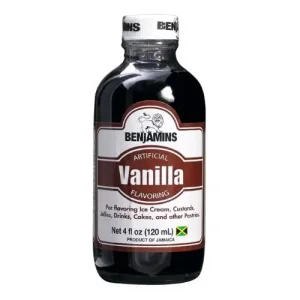 Benjamin's Vanilla Essence, 4 oz/120 mL