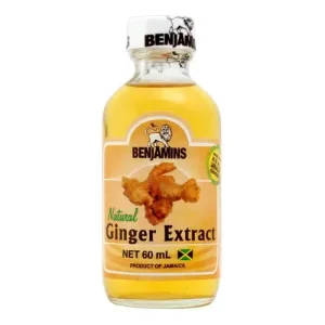 Benjamin's Ginger Extract Essence, 2 oz/60 mL