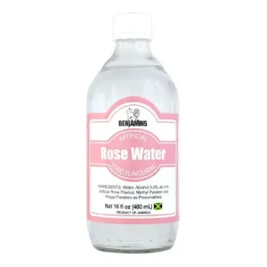 Benjamin's Rose Water Essence, 16 oz/480 mL