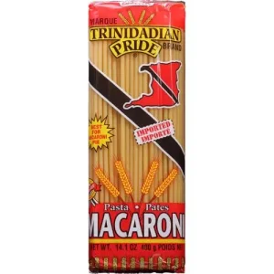 Trinidadian Pride Macaroni Noodles, 14.1oz Pack of 3