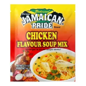 Jamaican Pride Chicken Flavored Soup Mix, 2.11 oz/60 g