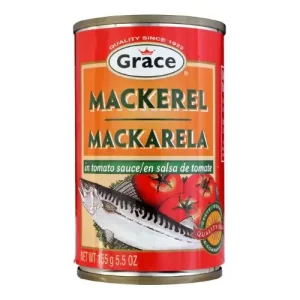 Grace Mackerel In Tomato Sauce, 5.5 oz/155 g