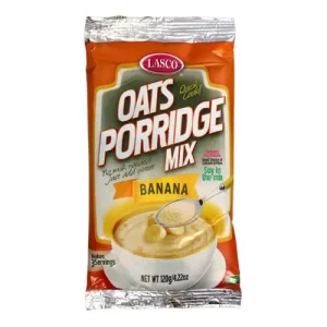 Lasco Oats Porridge Banana Mix, 4.22 oz/120 g