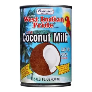 West Indian Pride Coconut Milk 5-7% Cream, 13.5 oz/400 mL