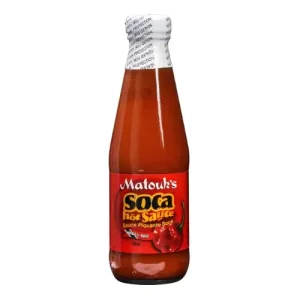Matouk's Pepper Sauce Hot Soca, 10 oz/300 mL