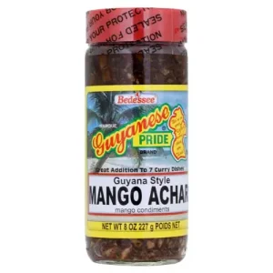 Guyanese Pride Mango Achar Hot, 8 oz/225 g
