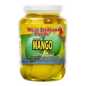 West Indian Pride Mango Fruit Pickled, 16 oz/454 g