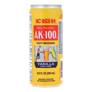 Mrs French AK 100 Vanilla Acassan Drink, 9.8 oz