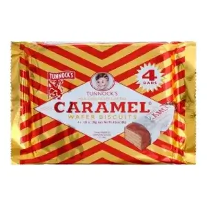Tunnock's Caramel Chocolate Wafer 4 Pack, 4pk 4.2oz/120 g