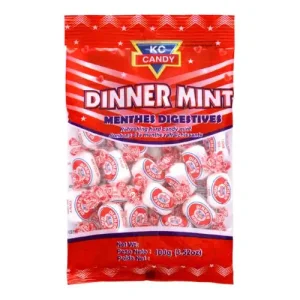 Kc Candy Dinner Mints Candy, 3.52 oz/100 g