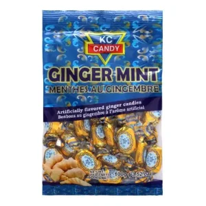 Kc Candy Gingermints Candy, 3.52 oz/100 g