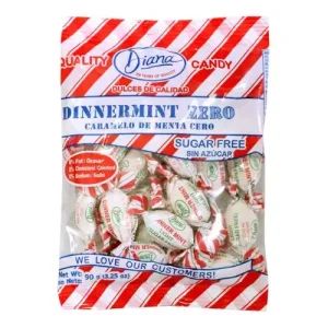 Diana Diana Dinnermint Candy Sugar Free, 3.25 oz/90 g