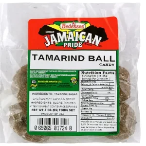 Jamaican Pride Tamarind Ball Candy 3oz Pack of 6
