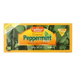 Caribbean Dreams Peppermint Tea - 24 Bags, 1.09 oz/31.2 g