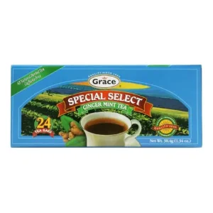 Grace Ginger Mint Tea - 24 Bags, 1.34 oz/38.4 g