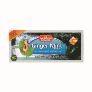 Caribbean Dreams Tea Ginger Mint 24 Bags, 1.34 oz