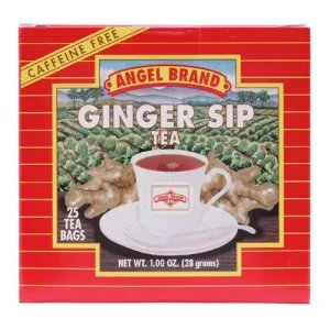 Angel Brand Ginger Sip Tea - 25 Bags, 1 oz/28 g