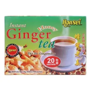 Honsei Instant Honey Giner Tea - 20 Bags, 20