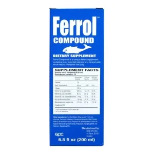 Ferrol Ferrol Compound Dietary Supplement, 6.5 oz/200 mL