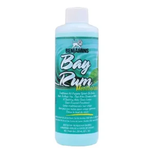 Benjamin's Bay Rum Mentholated Splash, 8 oz/250 mL