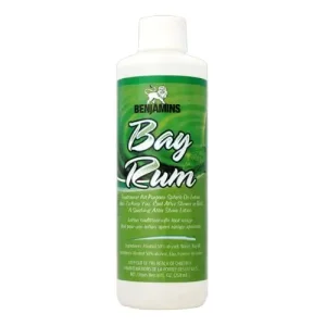 Benjamin's Bay Rum Mentholated Splash, 8 oz/250 mL