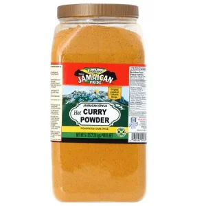 Jamaican Pride Curry Powder Hot 5 lbs Jar